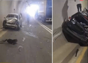 რიკოთის გვირაბში ავარია მოხდა