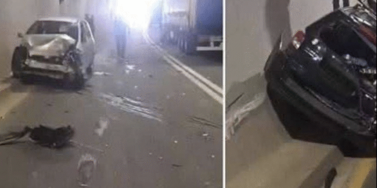 რიკოთის გვირაბში ავარია მოხდა