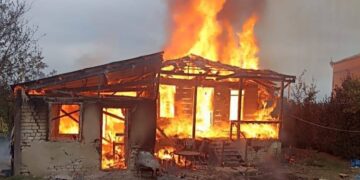 იმერეთის ერთ-ერთ სოფელში საცხოვრებელი სახლი დაიწვა