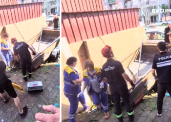 ბათუმში კაცი მაღალი სართულიდან გადმოვარდა