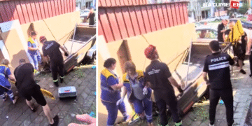 ბათუმში კაცი მაღალი სართულიდან გადმოვარდა