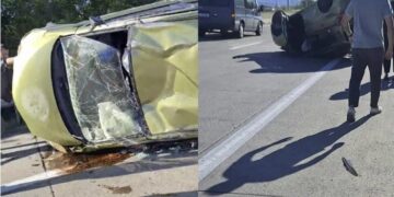 ცენტრალურ ავტობანზე ავარია მოხდა