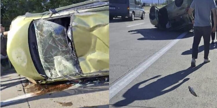 ცენტრალურ ავტობანზე ავარია მოხდა