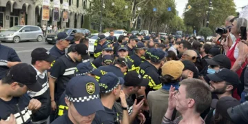 რუსთაველის გამზირზე მიმდინარე საპროტესტო აქციაზე დაკავებულთა რაოდენობა 23-მდე გაიზარდა