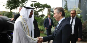 ბიძინა ივანიშვილი არაბთა გაერთიანებული საამიროების პრეზიდენტს შეხვდა