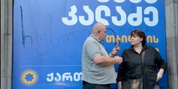 შსს-მ ელენე ხოშტარიას მიმართ საარჩევნო ბანერების დაზიანების ფაქტზე გამოძიება დაიწყო