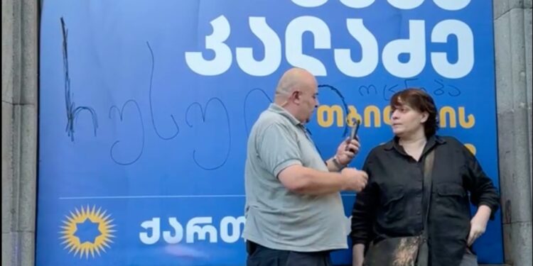 შსს-მ ელენე ხოშტარიას მიმართ საარჩევნო ბანერების დაზიანების ფაქტზე გამოძიება დაიწყო