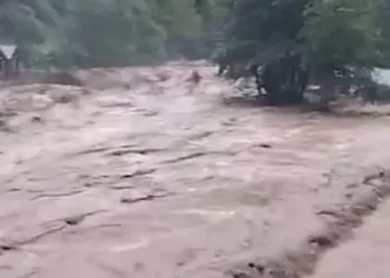 აჭარაში, მდინარე მაჭახელა კალაპოტიდან გადავიდა – დაიტბორა საცხოვრებელი სახლები