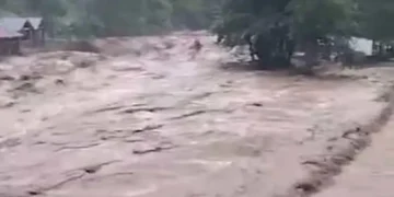 აჭარაში, მდინარე მაჭახელა კალაპოტიდან გადავიდა – დაიტბორა საცხოვრებელი სახლები