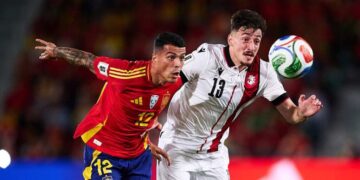 საქართველოს საფეხბურთო ნაკრები მსოფლიო ჩემპიონატის შესარჩევ მატჩში ესპანეთთან დამარცხდა