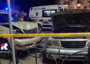 ნახეთ ვიდეო – 70 წლამდე ცოლ-ქმარი დაშავდა ავარიის შედეგად რუსთავში