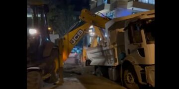 ვიდეო – თბილისში, საცხოვრებელ კორპუსთან მიწა ჩავარდა