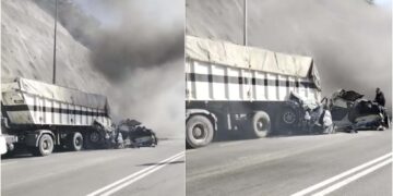 ვიდეო – მძიმე ავარია ცენტრალურ მაგისტრალზე – რამდენიმე ავტომანქანა დამტვრეულია