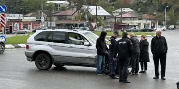 ცოტა ხნის წინ ოზურგეთში ავტოსაგზაო შემთხვევა მოხდა