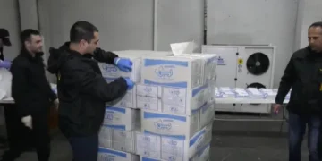 პოლიციამ 250 კილოგრამი „ჰეროინი“ ამოიღო, რომლის ღირებულებაც ე.წ. შავ ბაზარზე დაახლოებით 80 მილიონ ლარს შეადგენს