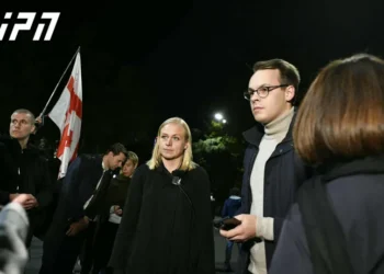 პარლამენტთან აქციაზე ეუთო-ს მოქმედი თავმჯდომარე, ფინეთის საგარეო საქმეთა მინისტრი მივიდა