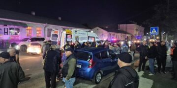 ავარია ფოთში – ავტომობილი ქვეითს დაეჯახა