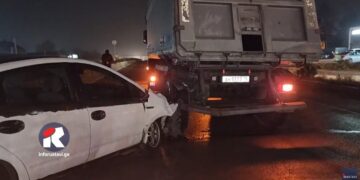 ვიდეო – თბილისთან, ავტობანზე ერთმანეთს სამი ავტომობილი შეეჯახა