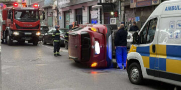 თბილისში ავტომობილი ამოყირავდა – მობილიზებულია სასწრაფო და სამაშველო სამსახური