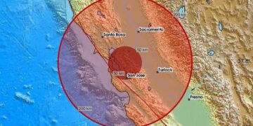 აშშ-ში, კალიფორნიაში მომხდარმა ძლიერმა მიწისძვრამ სანაპირო ზოლის გასწვრივ ბიძგები გამოიწვია