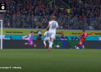 ბუდუ ზივზივაძემ ბუნდესლიგის მიმდინარე გათამაშებაში პირველი გოლი გაიტანა