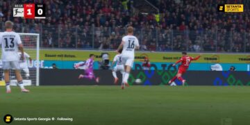 ბუდუ ზივზივაძემ ბუნდესლიგის მიმდინარე გათამაშებაში პირველი გოლი გაიტანა