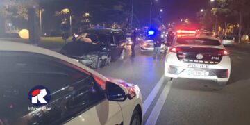 ვიდეო – ერთმანეთს ორი ავტომობილი შეეჯახა – ავარია რუსთავში