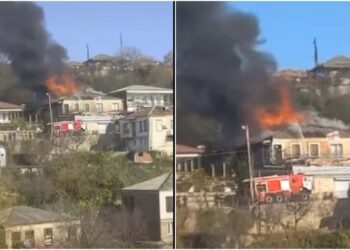 ვიდეო – ქუთაისში საცხოვრებელ სახლებში ხანძარი გაჩნდა