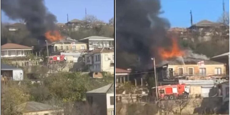 ვიდეო – ქუთაისში საცხოვრებელ სახლებში ხანძარი გაჩნდა