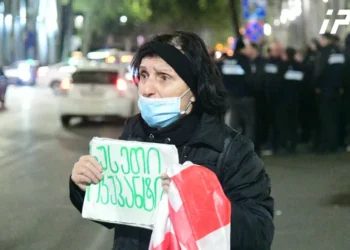 რუსთაველის გამზირზე საპროტესტო აქციაზე დაკავებულმა 71 წლის აზა ჩილაჩავამ შიმშილობა დაიწყო