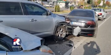 ვიდეო – ერთამენთს 4 ავტომობილი შეეჯახა – ავარია რუსთავში