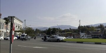 ავტოსაგზაო შემთხვევა ოზურგეთის ცენტრში