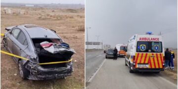 ავტოსაგზაო შემთხვევის შედეგად სამი ადამიანი დაშავდა თბილისი-რუსთავის გზაზე