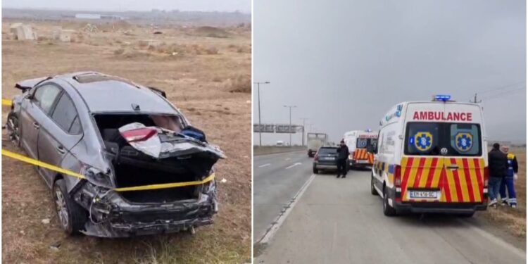 ავტოსაგზაო შემთხვევის შედეგად სამი ადამიანი დაშავდა თბილისი-რუსთავის გზაზე