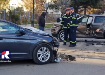 ვიდეო – ახალგაზრდა ქალი დაშავდა ავარიის შედეგად რუსთავში