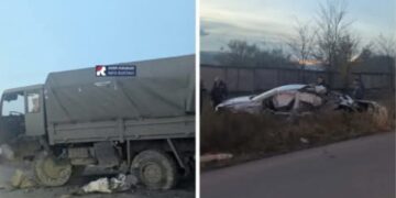 ერთმანეთს მსუბუქი ავტომობილი და სატვირთო დაეჯახა – ავარია რუსთავი-ლილოს გზაზე