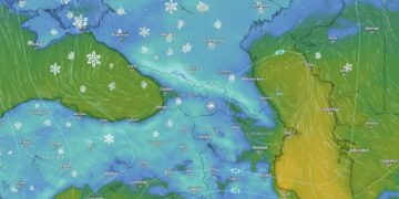 შავი-ზღვის ჩრდილო დასავლეთიდან საქართველოში “საახალწლო” ციკლონი დაიწყებს გავრცელებას