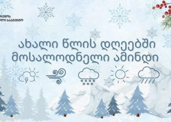 როგორი ამინდი იქნება საქართველოში ახალი წლის დღეებში