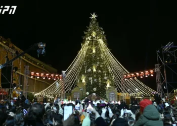 დედაქალაქში მთავარი ნაძვის ხე და საახალწლო ილუმინაციები აინთო