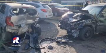 ვიდეო – რუსთავში ერთმანეთს 6 ავტომობილი შეეჯახა