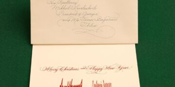 დონალდ და მელანია ტრამპებმა მიხეილ ყაველაშვილსა და მის მეუღლეს შობა-ახალი წელი მიულოცეს