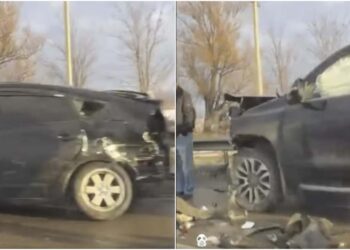 ვიდეო – ცენტრალურ მაგისტრალზე რამდენიმე ავტომანქანა დაიმტვრა