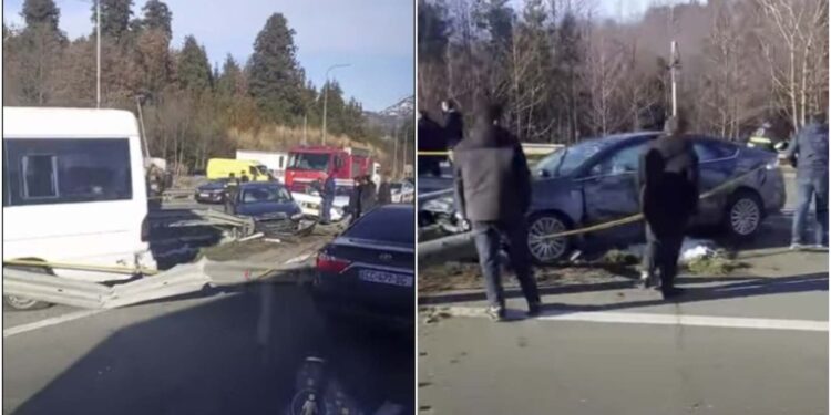 ვიდეო – ბათუმი-ჩაქვის მაგისტრალზე ავტოსაგზაო შემთხვევა მოხდა