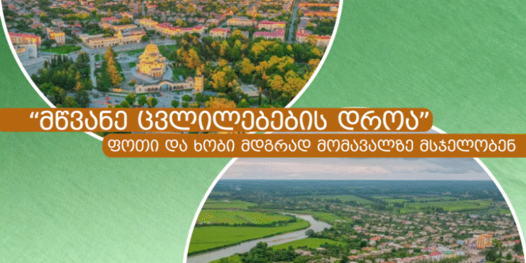 „მწვანე ცვლილების დროა“ — ფოთი და ხობი მდგრად მომავალზე მსჯელობენ