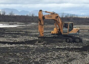 ოზურგეთში ქვიშა-ხრეშის უკანონო მოპოვების ფაქტები გამოავლინეს