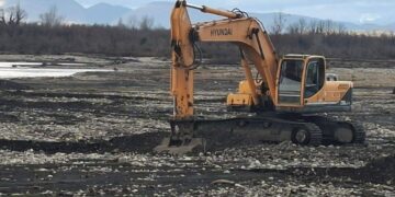 ოზურგეთში ქვიშა-ხრეშის უკანონო მოპოვების ფაქტები გამოავლინეს