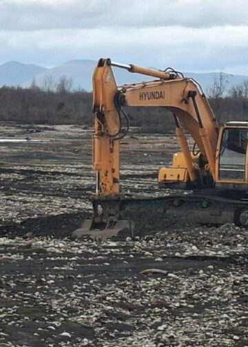 ოზურგეთში ქვიშა-ხრეშის უკანონო მოპოვების ფაქტები გამოავლინეს