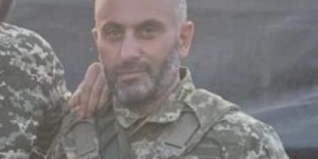 ოზურგეთში ჩამოასვენეს უკრაინაში დაღუპული მებრძოლი