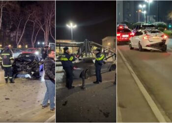 ვიდეო – თბილისში ავარიის შედეგად ხუთი ავტომობილი დაიმტვრა