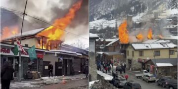 ნახეთ ვიდეო – სვანეთში საცხოვრებელი სახლი დაიწვა